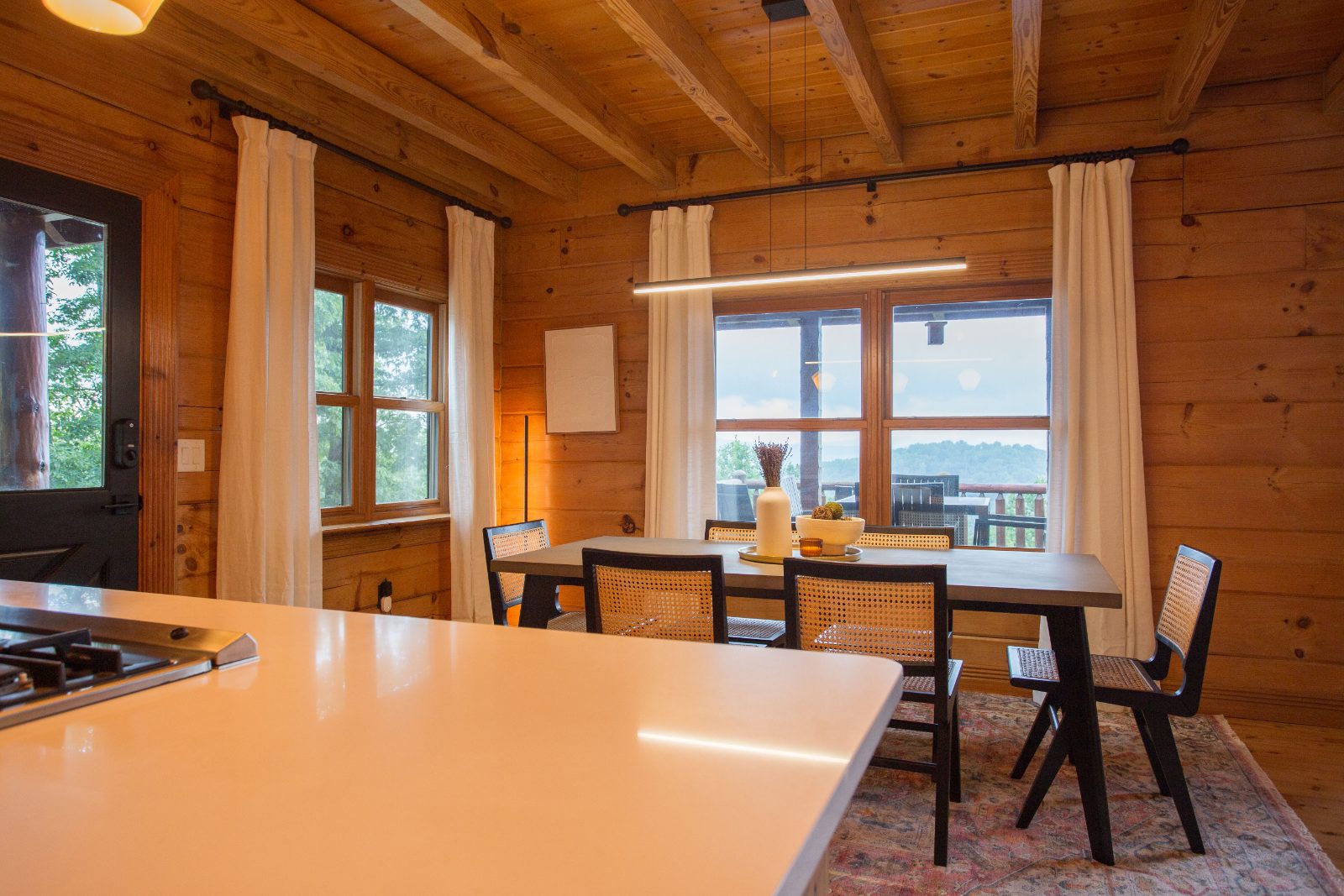 Dining room, steps from the kitchen
