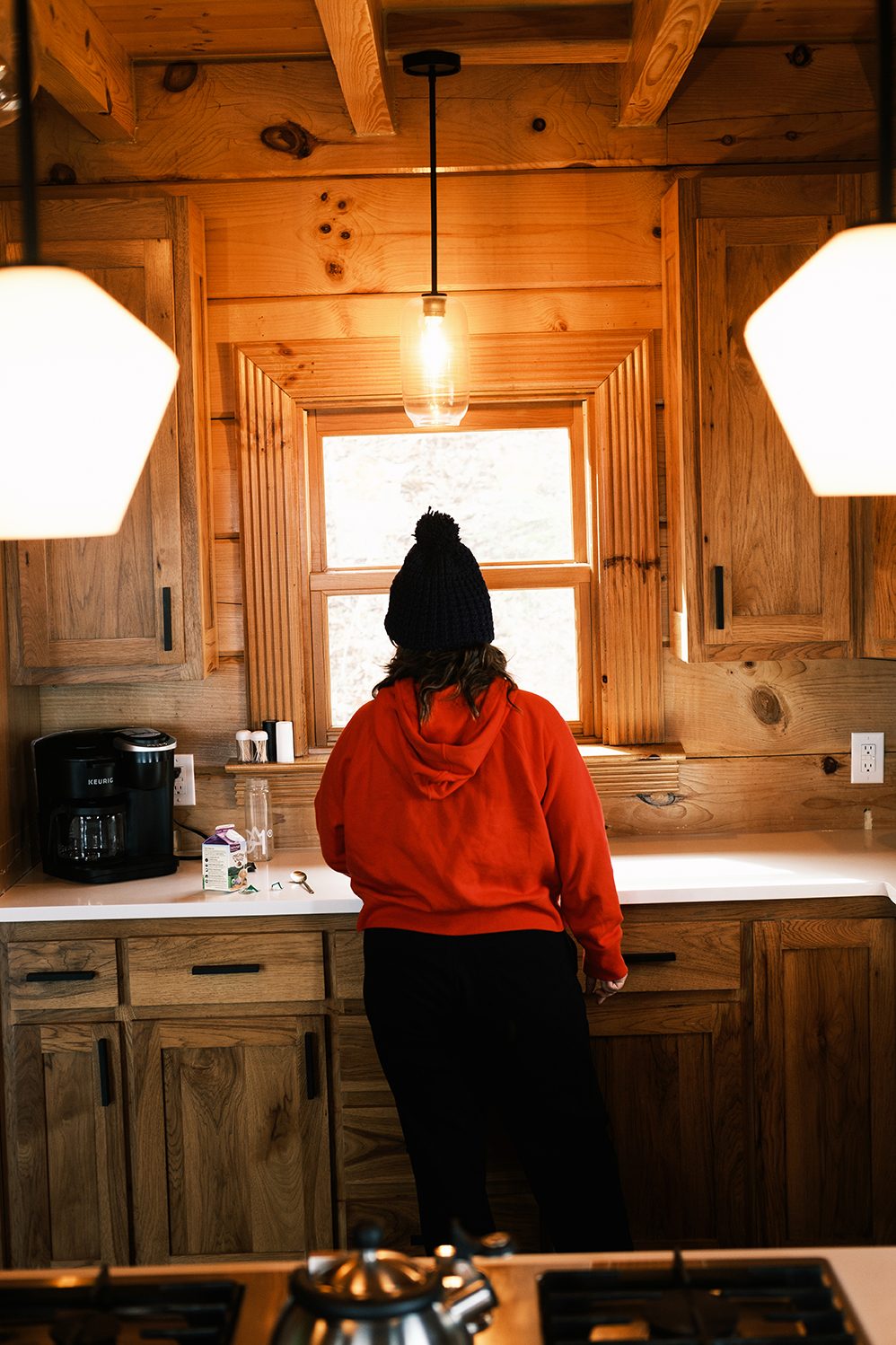 Morning light at the kitchen window