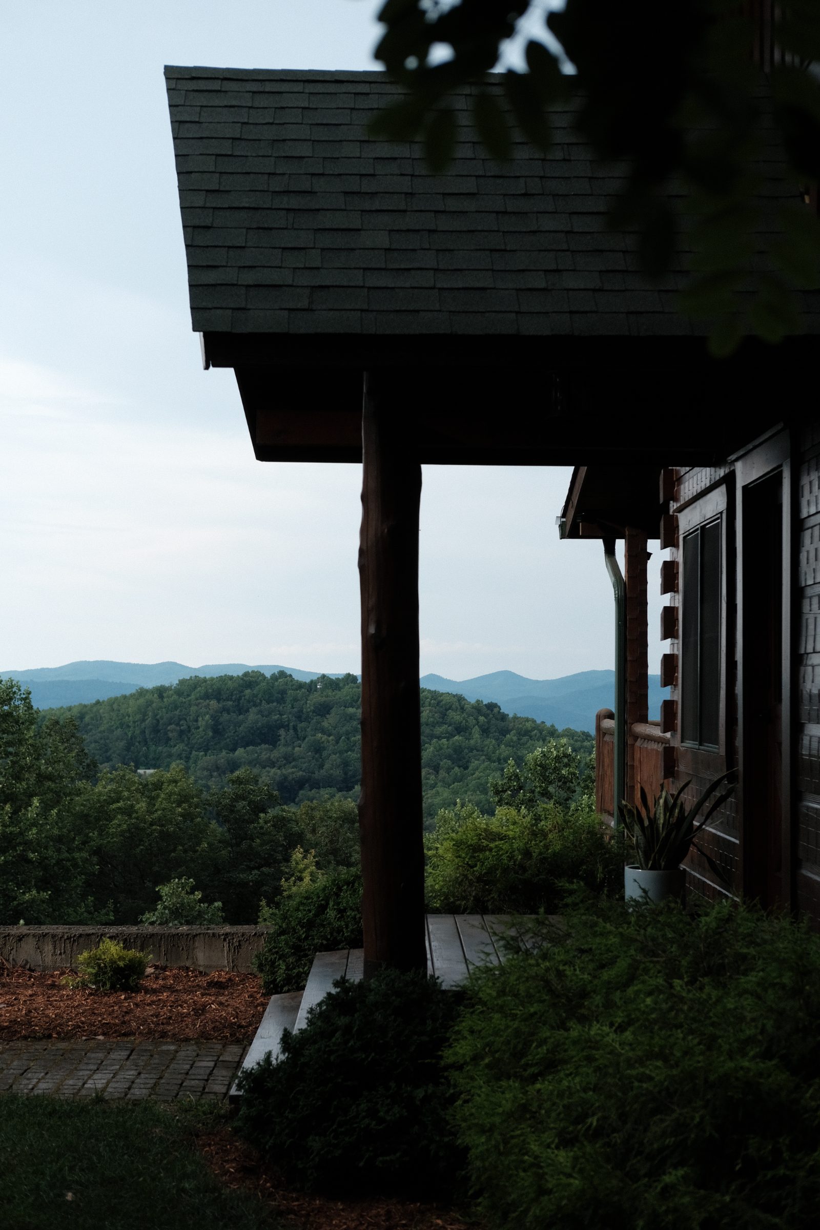 Layers of Blue Ridge from the porch
